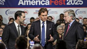 AmericaFest 2025 MAGA Civil War: Shapiro vs Bannon and Carlson Over Israel – Path to Unity Before 2026