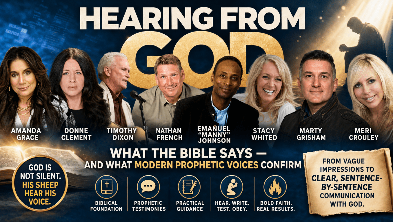 My sheep hear my voice &mdash; prophetic voices featured in the Hearing From God series on hearing God's voice.