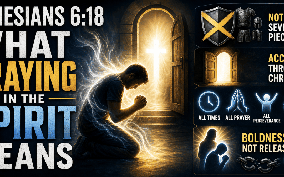 Ephesians 6:18: What Praying in the Spirit Means