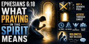 Ephesians 6:18: What Praying in the Spirit Means